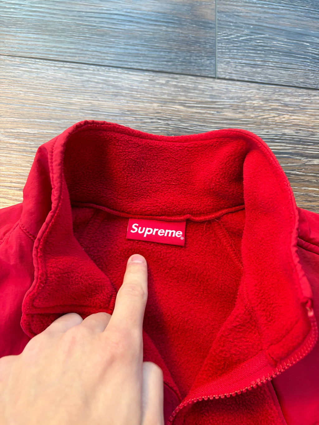 Supreme Polartec Zip Up Jacket FW18 M