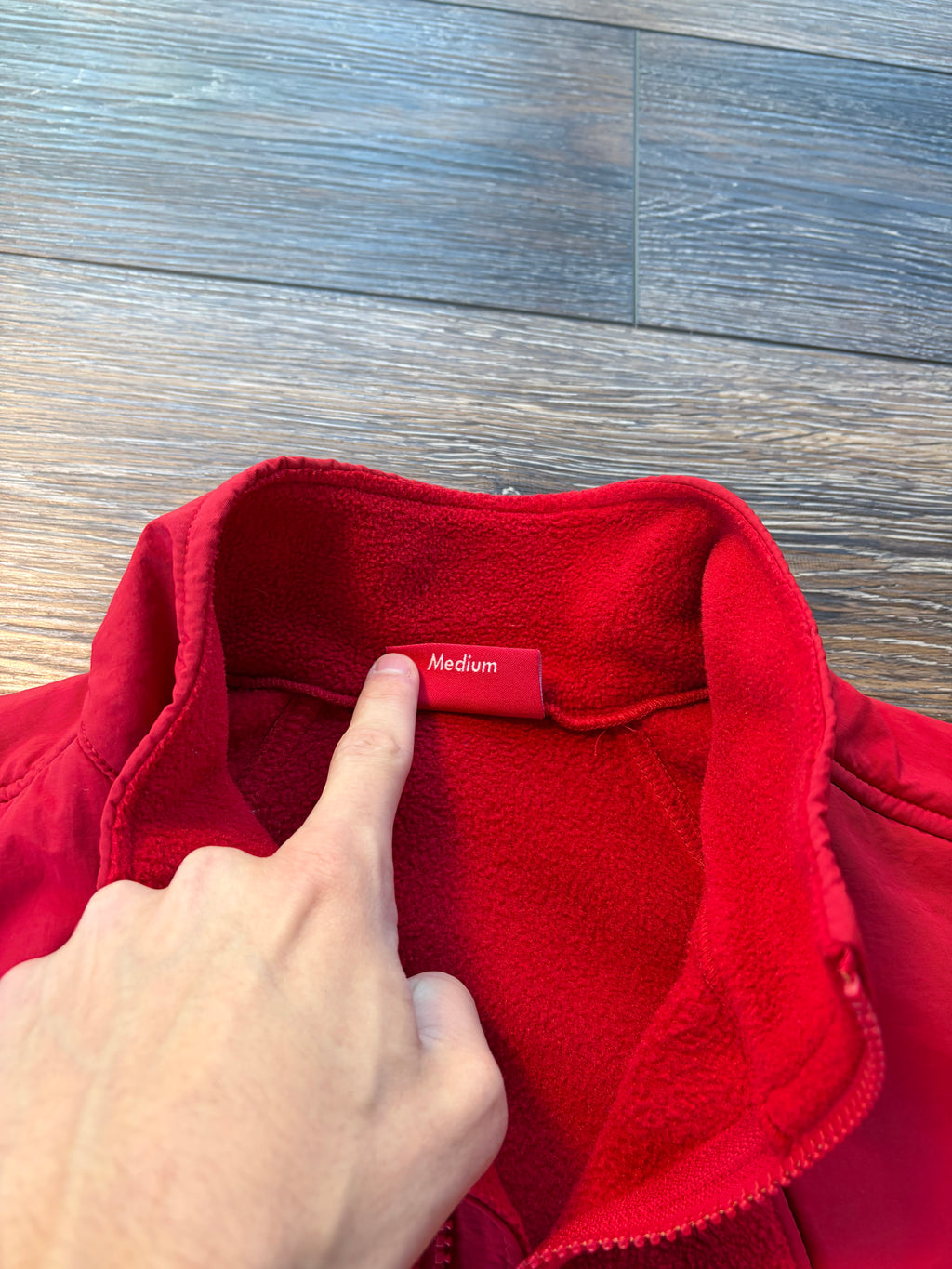 Supreme Polartec Zip Up Jacket FW18 M