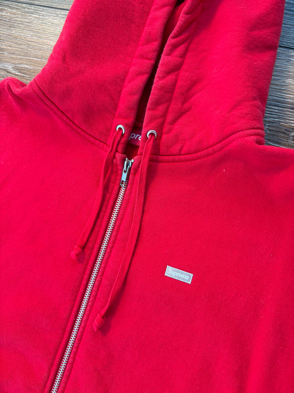 Supreme Reflective Small Box Zip Up FW18 M