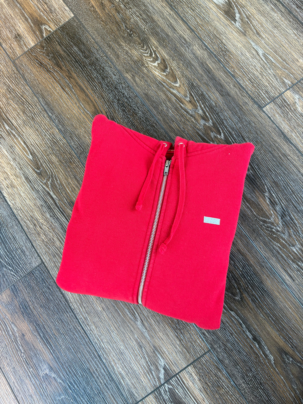 Supreme Reflective Small Box Zip Up FW18 M