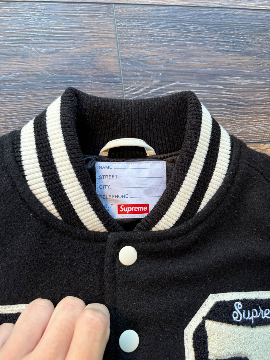 Supreme Drill Team Varsity Jacket FW25 S
