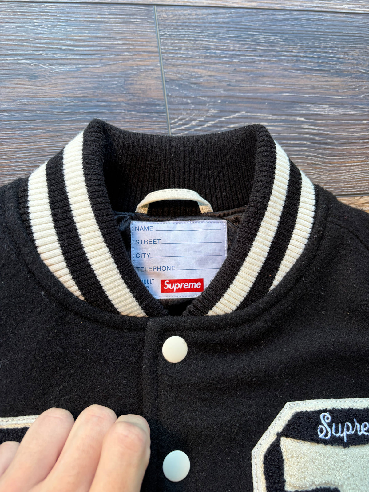 Supreme Drill Team Varsity Jacket FW25 S