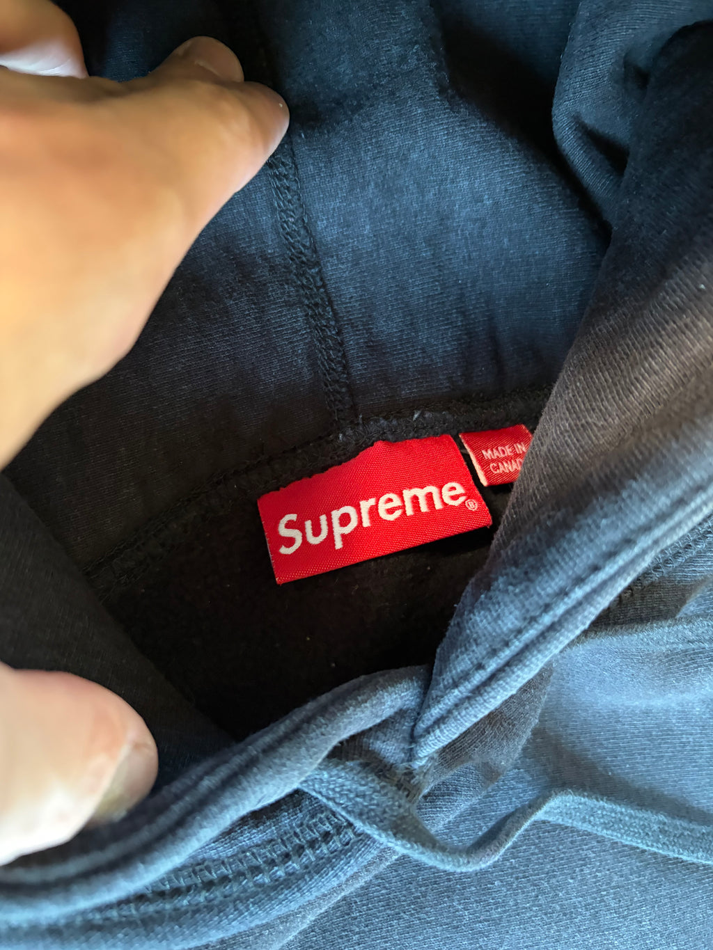 Supreme Micro Logo Hoodie XL