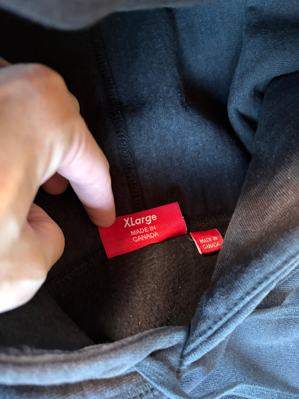 Supreme Micro Logo Hoodie XL