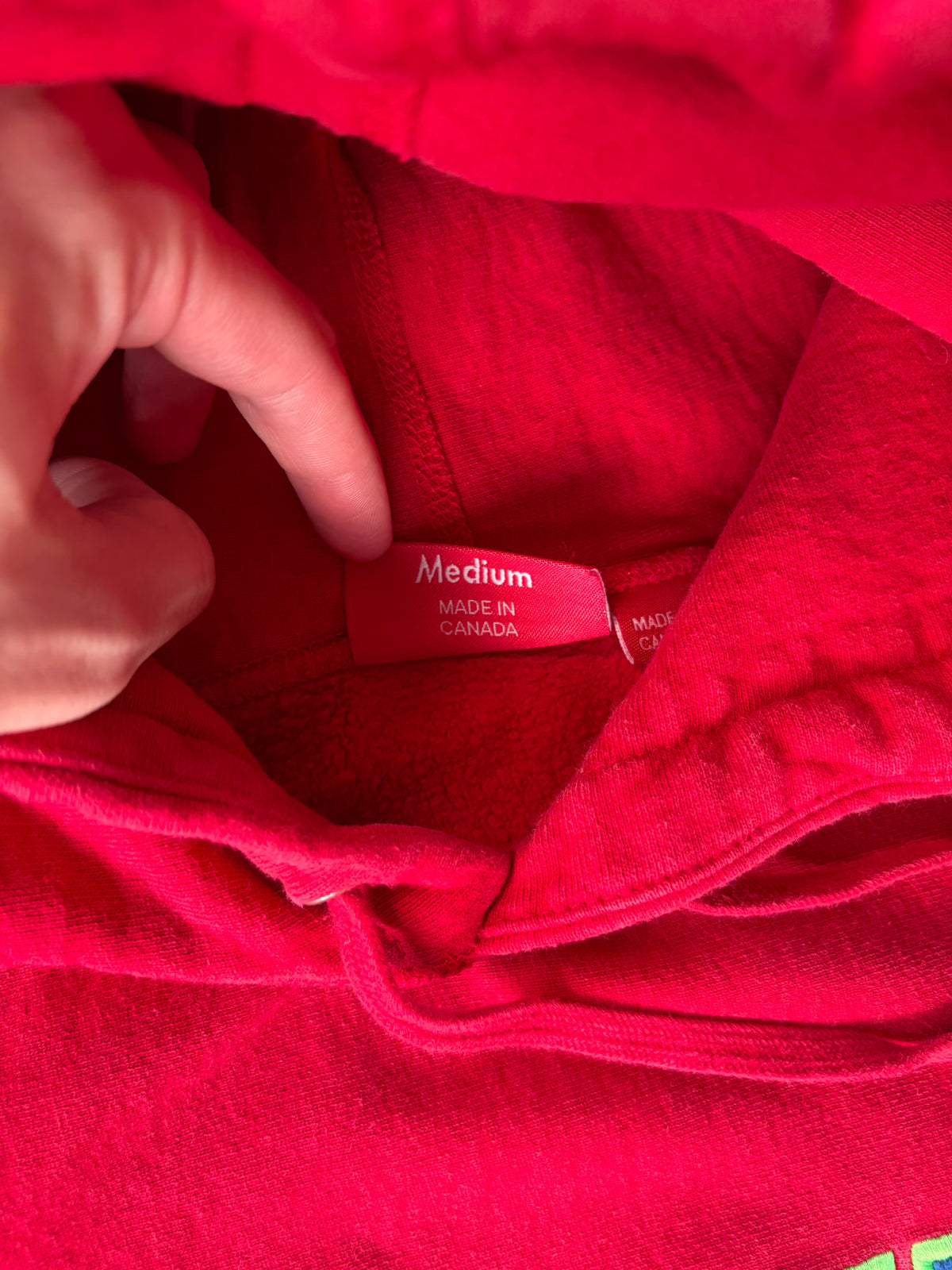 Supreme Cord Collegiate Logo Hoodie SS18 M