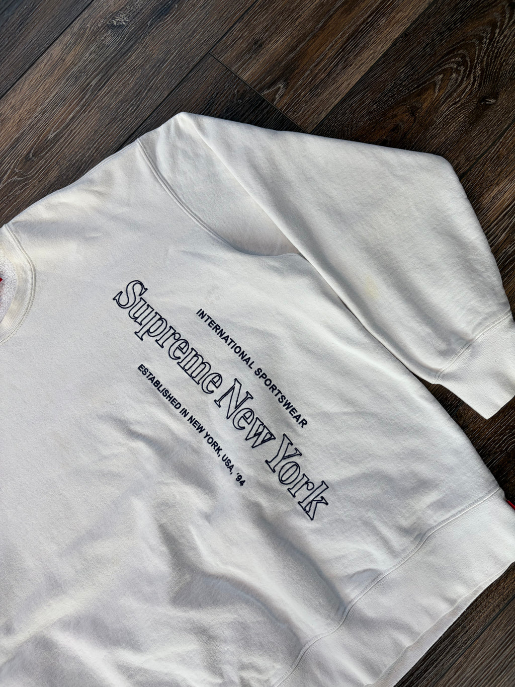 Supreme Side Logo Crewneck FW20 XL