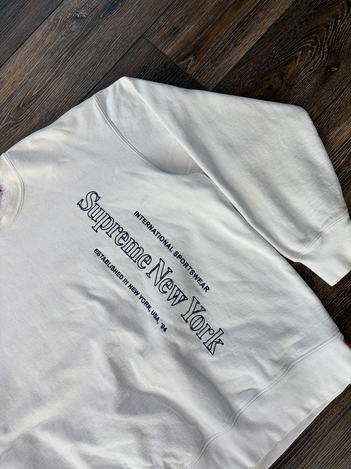 Supreme Side Logo Crewneck FW20 XL