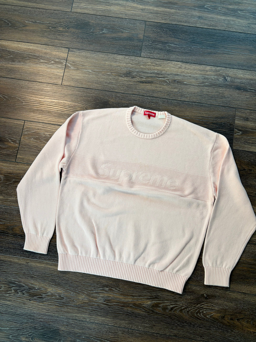 Supreme Tonal Paneled Sweater SS22 L