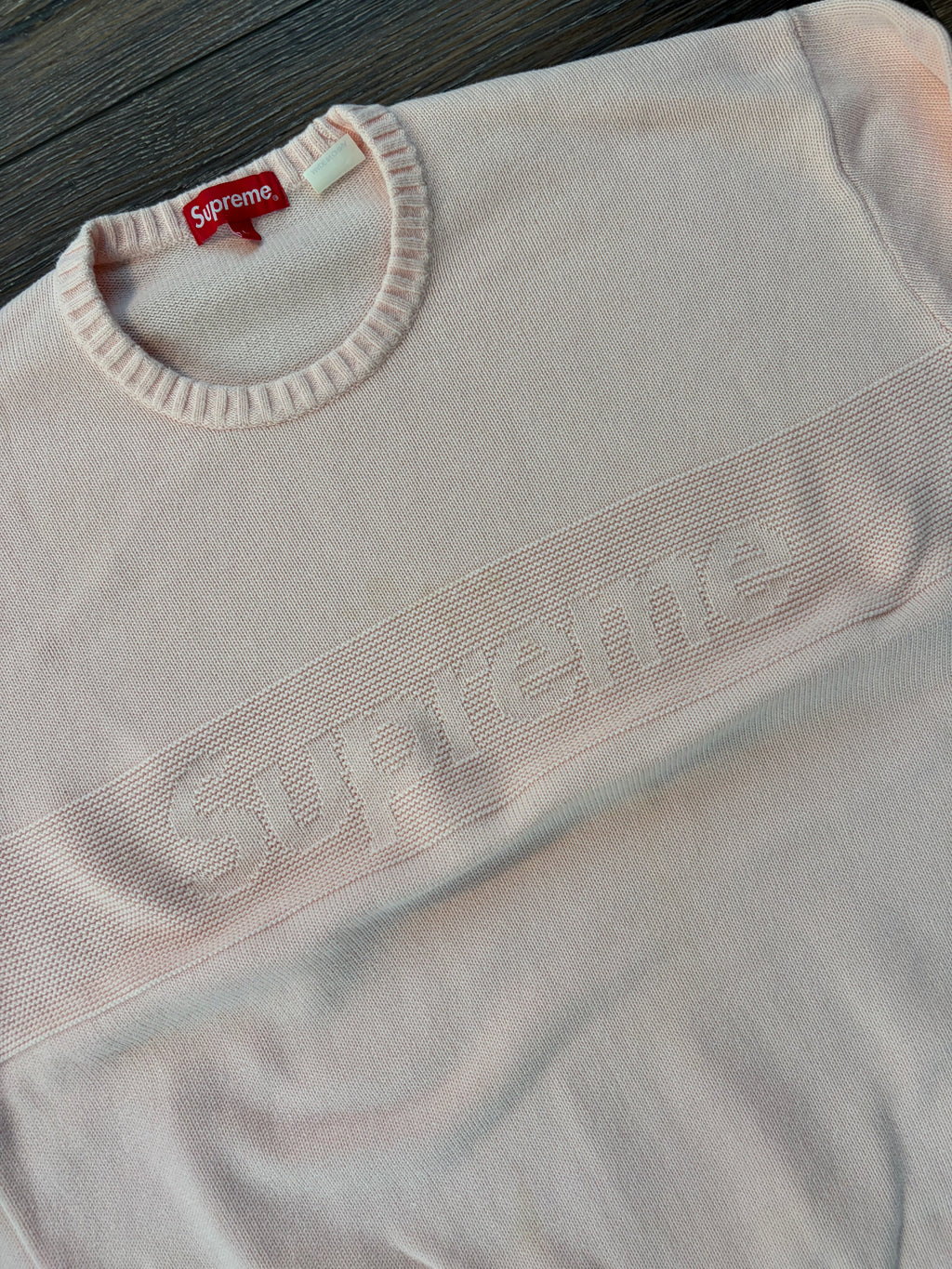Supreme Tonal Paneled Sweater SS22 L
