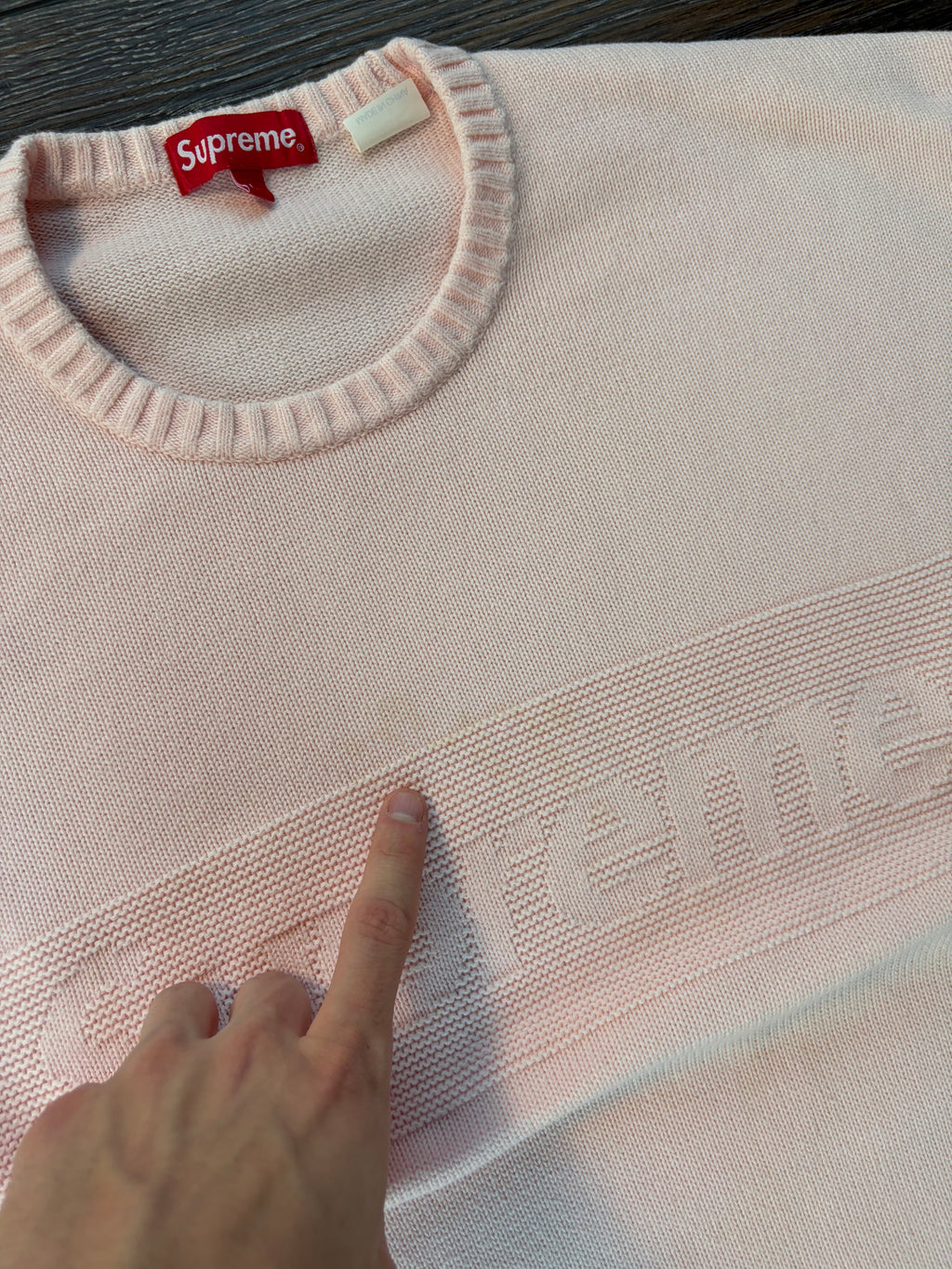 Supreme Tonal Paneled Sweater SS22 L
