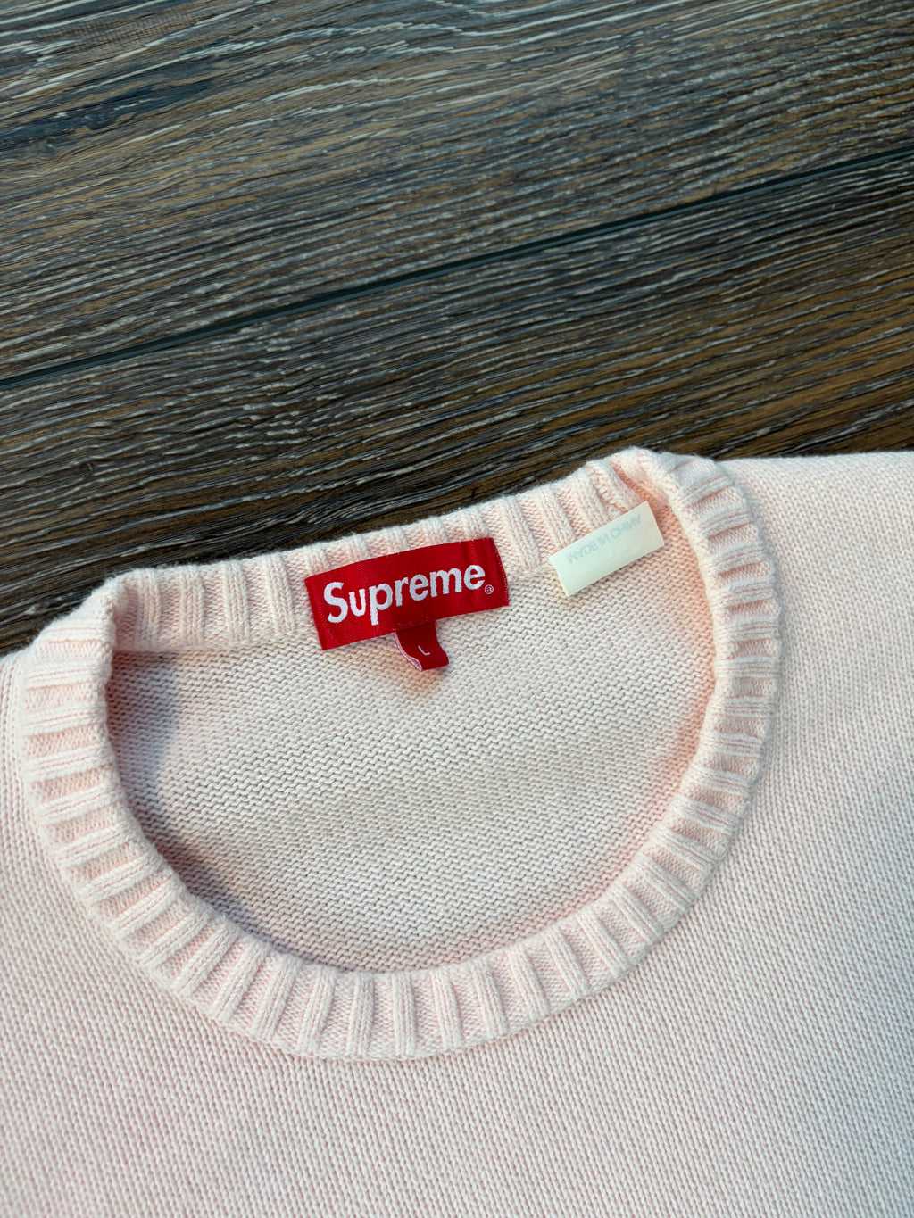 Supreme Tonal Paneled Sweater SS22 L