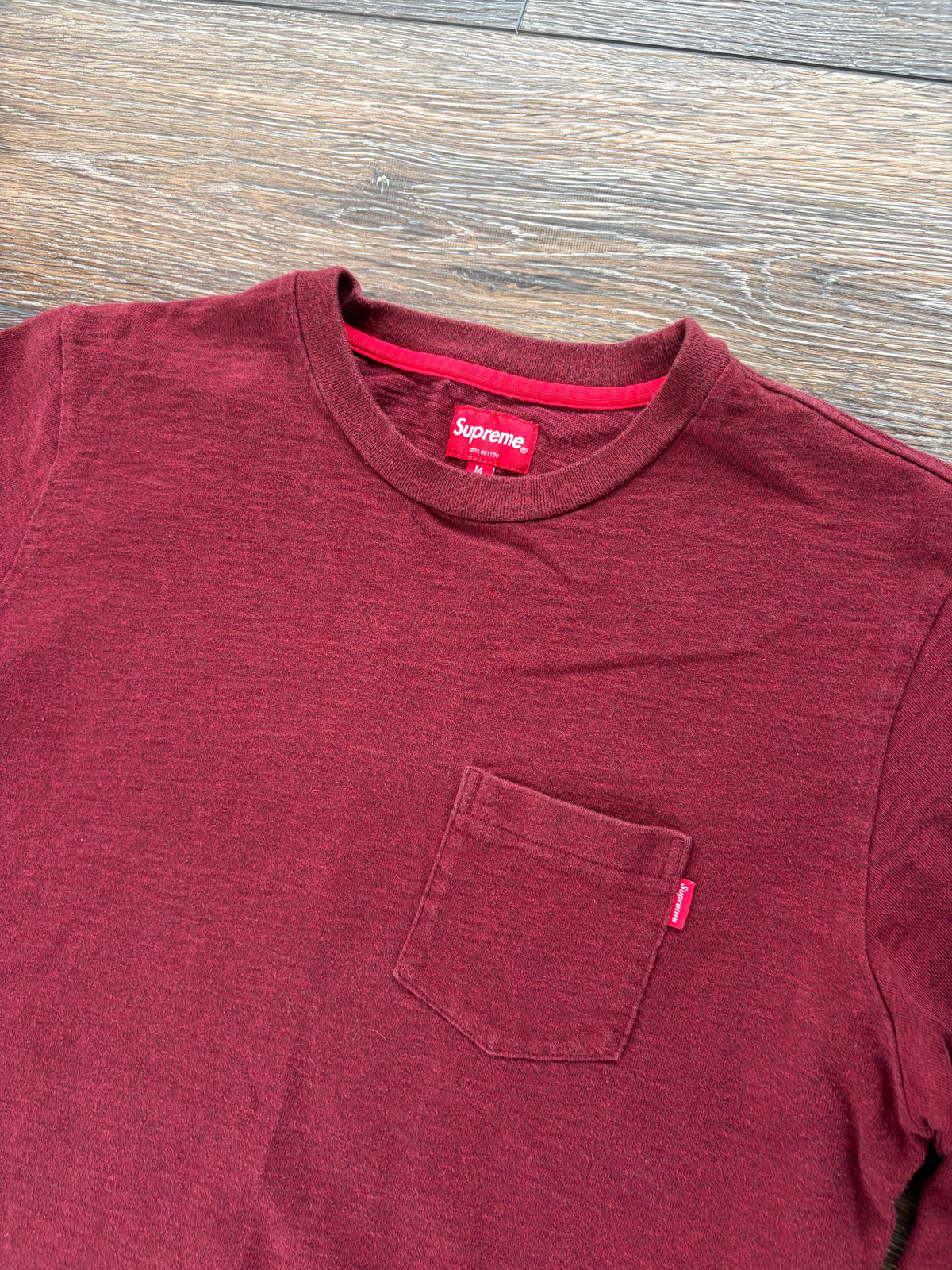 Supreme Pocket Tee L/S M