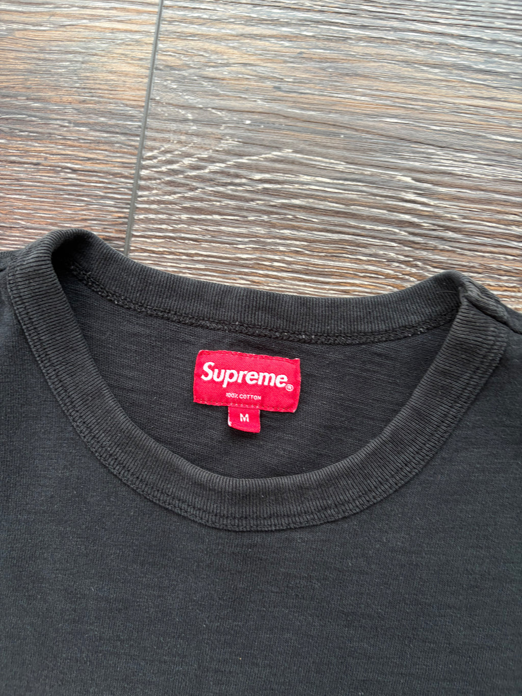 Supreme Plaid Appliqué S/S Top M
